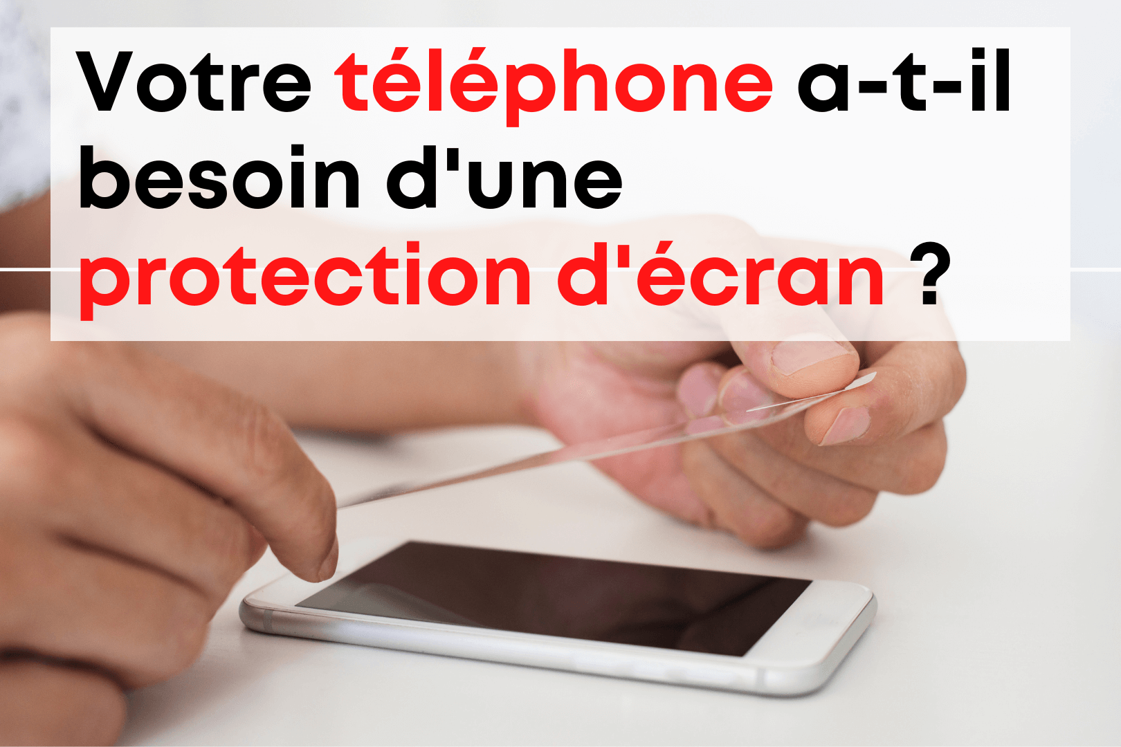 Protégez votre smartphone iphone avec nos protections ecrans en